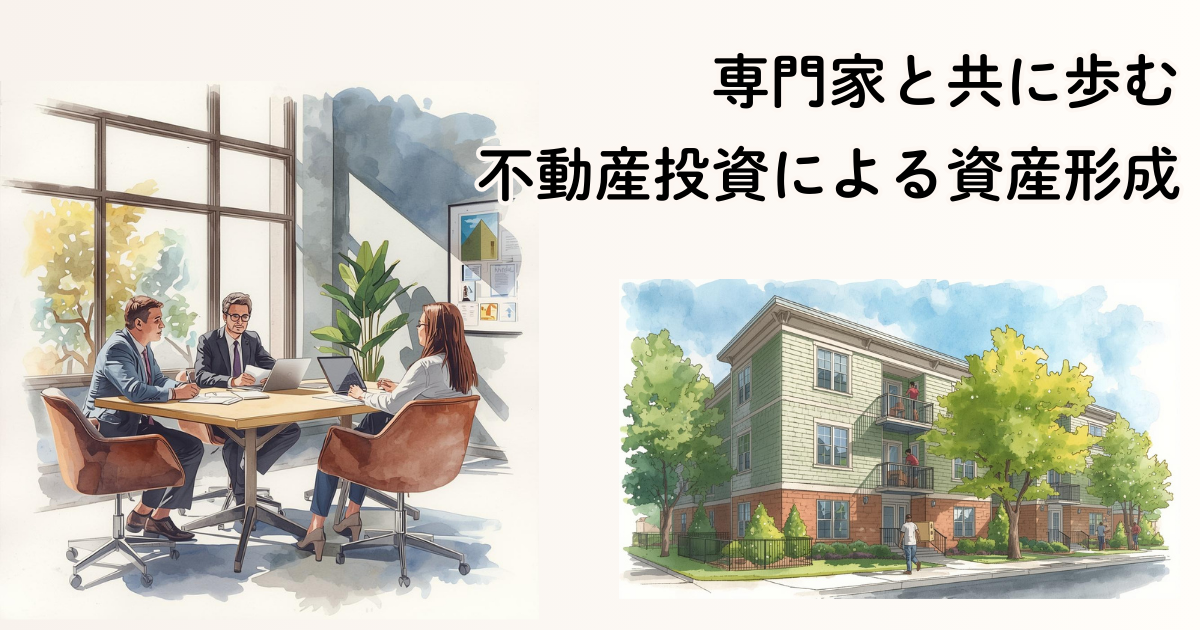 専門家と共に歩む不動産投資による資産形成
